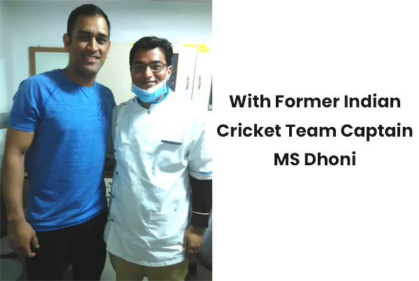With MS Dhoni
